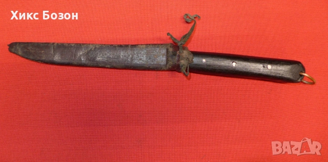 Античен български ловен нож на 100++ години, снимка 3 - Антикварни и старинни предмети - 54227567
