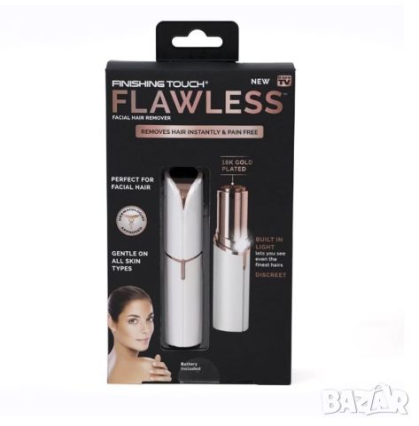 ПРОМО КОМПЛЕКТ ОТ ТРИМЕРИ ЗА ВЕЖДИ И ЗА ЛИЦЕ   -  flawless brows +  flawless trimmer  " промо пакет , снимка 5 - Тримери - 45687380