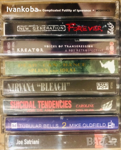Оригинални касети с метъл и рок, снимка 4 - Аудио касети - 52118424