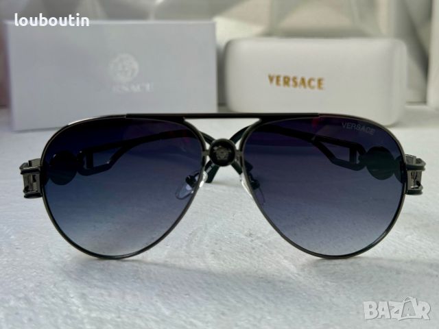 Versace мъжки слънчеви очила авиатор унисекс дамски, снимка 9 - Слънчеви и диоптрични очила - 45504671