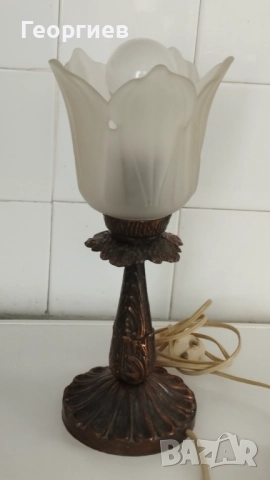 Полилей за стена.Стара газена лампа.Нощни лампи., снимка 7 - Полилеи - 39587822