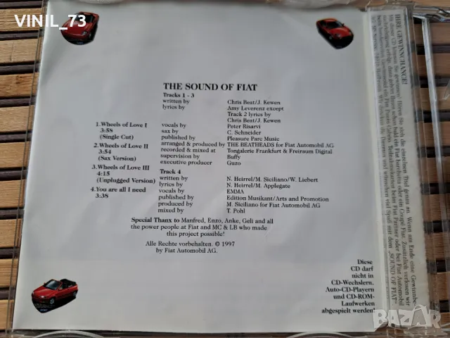 The Sound Of Fiat, снимка 3 - CD дискове - 50384507