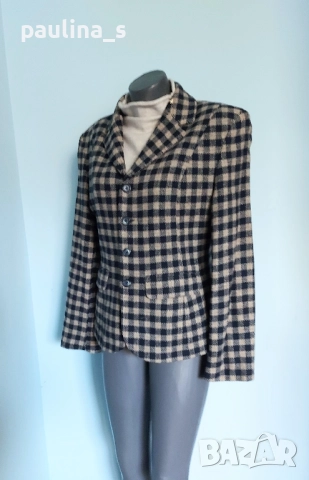 Два броя Винтидж / Сако "Jackpot" by Carly Gry и "Repeat" / вълна и лен, снимка 6 - Сака - 52254786