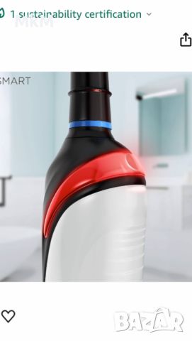 Електрическа четка за зъби Oral-B Smart 4 4500 Black Edition Черна 3 режима 2 глави Bluetooth Таймер, снимка 4 - Други - 45860983