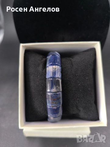 Гривна Естествен Лазурит , снимка 4 - Гривни - 52198246