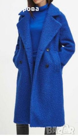 Палто в синьо ново с етикет, снимка 4 - Палта, манта - 45265736
