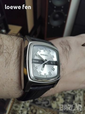 Diesel Мъжки Часовник кварц ! Каса 50 мм неръждаема стомана, каишка 30 мм!, снимка 4 - Мъжки - 53079617