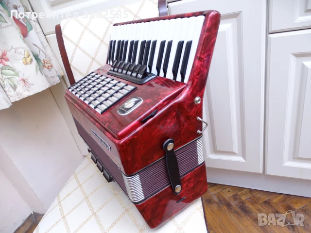 Акордеон Велтмайстер Стела 80 баса, снимка 11 - Акордеони - 50877202