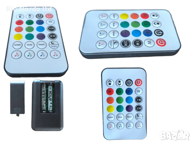 Настолна RGB лампа к-т от 2бр. 16 милиона цвята, снимка 6 - Настолни лампи - 53427403