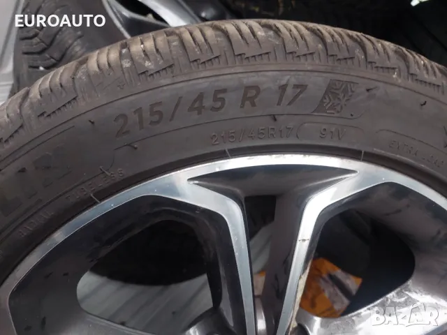 Оригинални лети джанти с зимни гуми за Opel 17 цола, снимка 4 - Гуми и джанти - 49753292