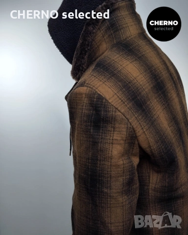 SCHOTT NYC палто с яка от изкуствен косъм – размер XXXL – отлично състояние, снимка 4 - Палта - 53077079