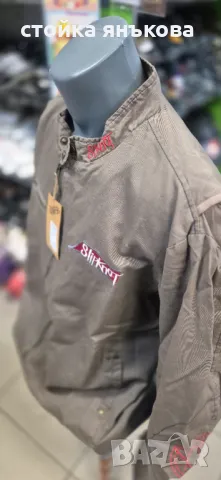 Мъжко яке, пролетно есенно в бежово кафяво, памучен плат , снимка 2 - Якета - 49748304