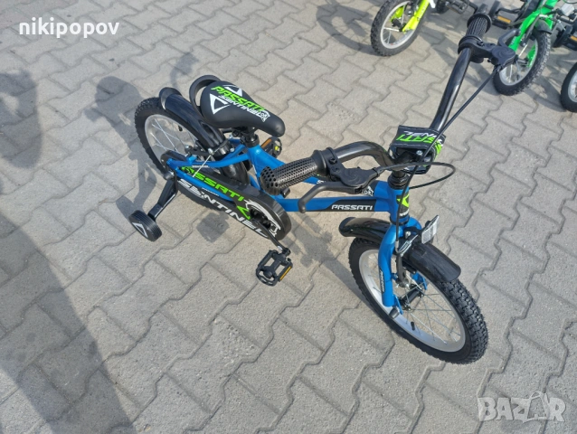 PASSATI Алуминиев велосипед 16" SENTINEL син, снимка 8 - Велосипеди - 53759374