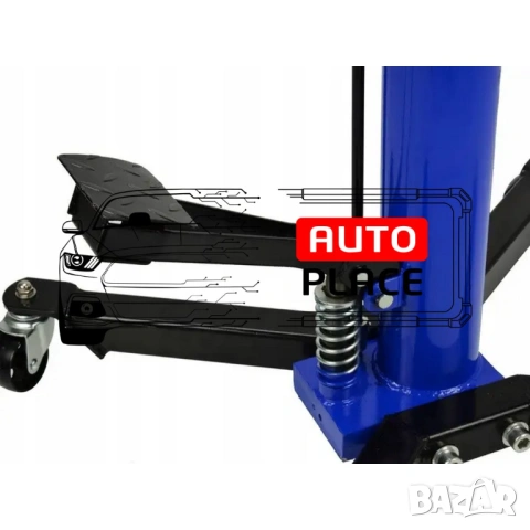 Хидравличен крик за скоростни кутии с двойна помпа 0.5 тона  88 – 180 см StahlMayer, снимка 3 - Други инструменти - 54022465