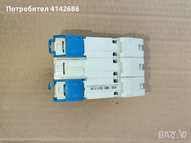 Автоматичен предпазител CHINT NB1-63 3P C 40A 6kA, снимка 3 - Друга електроника - 53643394