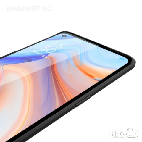 OPPO Reno 4 Pro Удароустойчив Litchi Skin Калъф и Протектор, снимка 7 - Калъфи, кейсове - 47841913