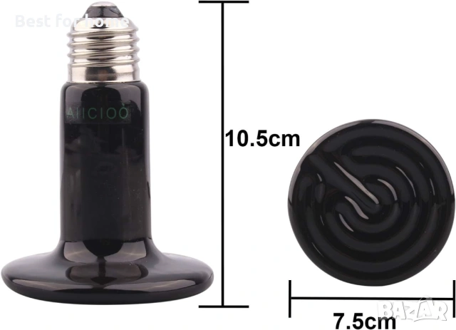 AIICIOO Лампа за терариум Lizards , снимка 3 - Други - 53344273