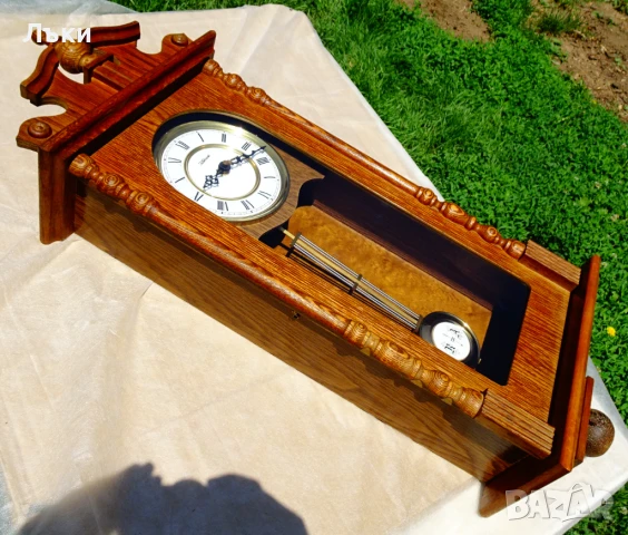 Немски стенен часовник с махало,гонгове. , снимка 16 - Антикварни и старинни предмети - 50747129