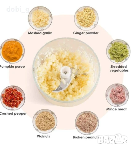 Мини електрически чопър , снимка 10 - Чопъри и пасатори - 51253896