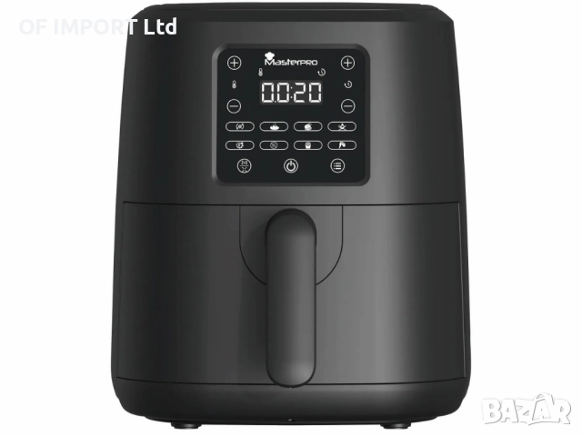 Фритюрник на Горещ Въздух Air Fryer BERGNER Masterpro 1500W 4L, снимка 4 - Фритюрници - 52071980