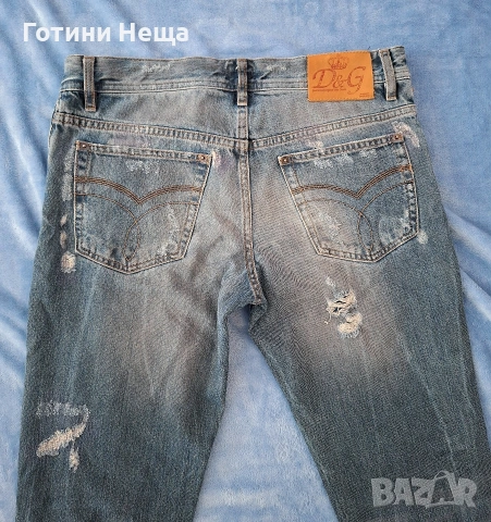 ✅️ Мъжки дънки Dolce & Gabbana Оригинал❗️, снимка 3 - Дънки - 53762842