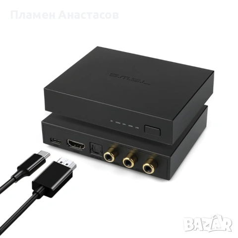 SMSL PS100 ES9023 HiFi DAC – мултифункционален цифрово-аналогов аудио конвертор с Bluetooth и HDMI A