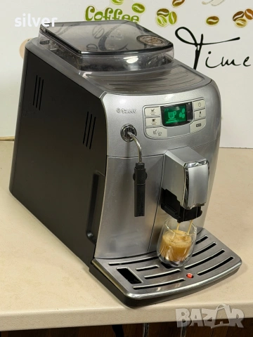 Кафемашина кафе автомат Saeco INTELİA с гаранция, снимка 7 - Кафемашини - 53691025
