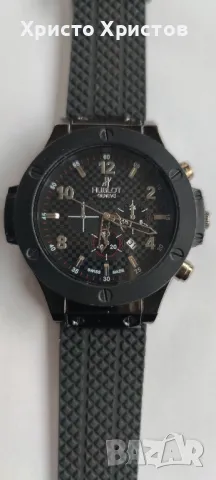 Мъжки луксозен часовник Hublot Black Limited Edition , снимка 2 - Мъжки - 47363028