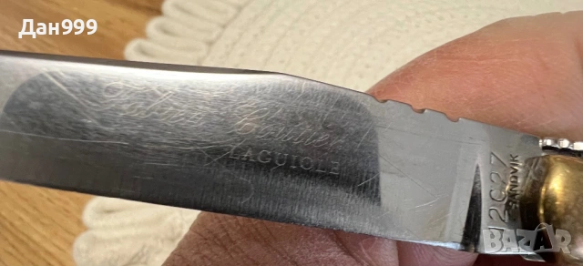 Френски сгъваем нож Laguiole, снимка 4 - Ножове - 53901640