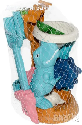 Комплект за пясък въртележка Динозаври с лопатка, плажен комплект , снимка 7 - Други - 49875851
