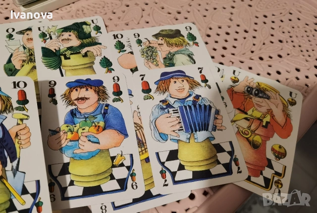 Ретро карти за белот от ГДР, нови