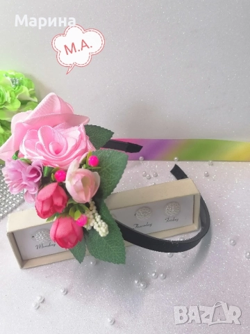 Китка за глава,вариант 15, снимка 4 - Шноли, диадеми, ленти - 51504208