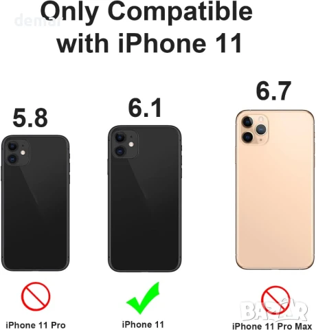 Калъф с батерия MIGAFEI за iPhone 11, 7000mAh, черен, снимка 3 - Калъфи, кейсове - 50687936