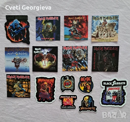 Персонализирани стикери - метъл и рок , снимка 11 - Други ценни предмети - 50199078