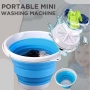 Мини преносима пералня, за пътуване, туризъм и почивка, ултразвукова турбина 24W, снимка 5