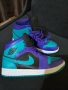 Sneakers Air Jordan 1 Mid Black Grape, снимка 3