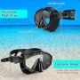 Нов комплект за възрастни шнорхел плуване гмуркане Очила море плаж спорт, снимка 4