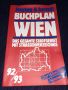 Австрийска карта на град Виена Wien от 92-93 година, снимка 1 - Антикварни и старинни предмети - 45615645