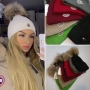 Зимни шапки Moncler, Tommy Hilfiger с естествен косъм, снимка 1