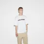 GUCCI White Web Logo Print Oversized Fit Мъжка Тениска size S (L), снимка 4