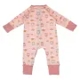 Бебешко памучно боди ромпър розово със сови и дъга S_1245187, снимка 5