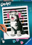 Ravensburger CreArt - Рисуване по номера - Пееща котка , снимка 4