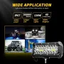 120W COMBO LED Фарове с Окабеляване Реле и Бутон Диодни Фарове с Кабели, снимка 5