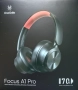 OneOdio Focus A1 Pro Безжични слушалки с активно шумопотискане,червени, снимка 9
