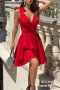 Елегантна рокля хс с м л червено, снимка 1 - Рокли - 45784246