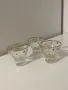 Vintage Glass set 50 s Rockabilly , снимка 2