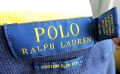 Polo Ralph Lauren Vintage 90’s Pique Rugby Shirt Men’s Yellow/Blue Striped XL, снимка 4