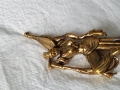 Месингова статуетка фигура 52775, снимка 4