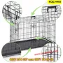 Голяма метална клетка за кучета – 122x76x81 см, идеална за пътуване и обучение - КОД 4485, снимка 7