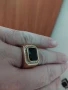 Мъжки пръстен благородна стомана позлатен златен цвят !, снимка 2